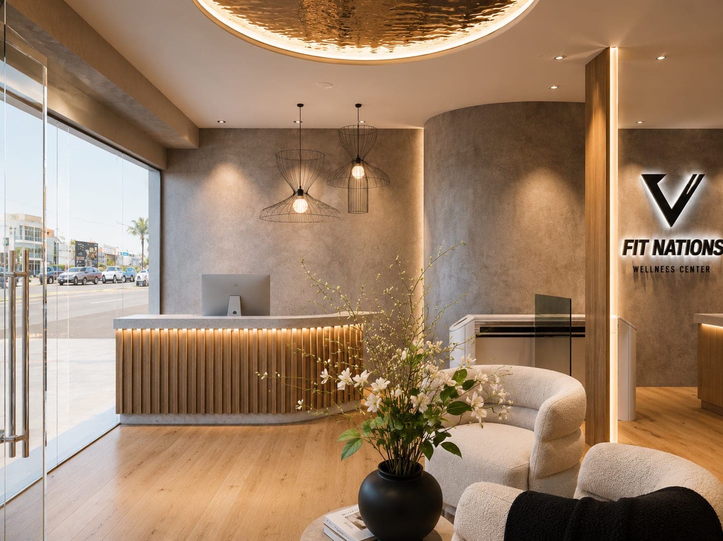 Espacio comercial y área de rehabilitación en planta baja